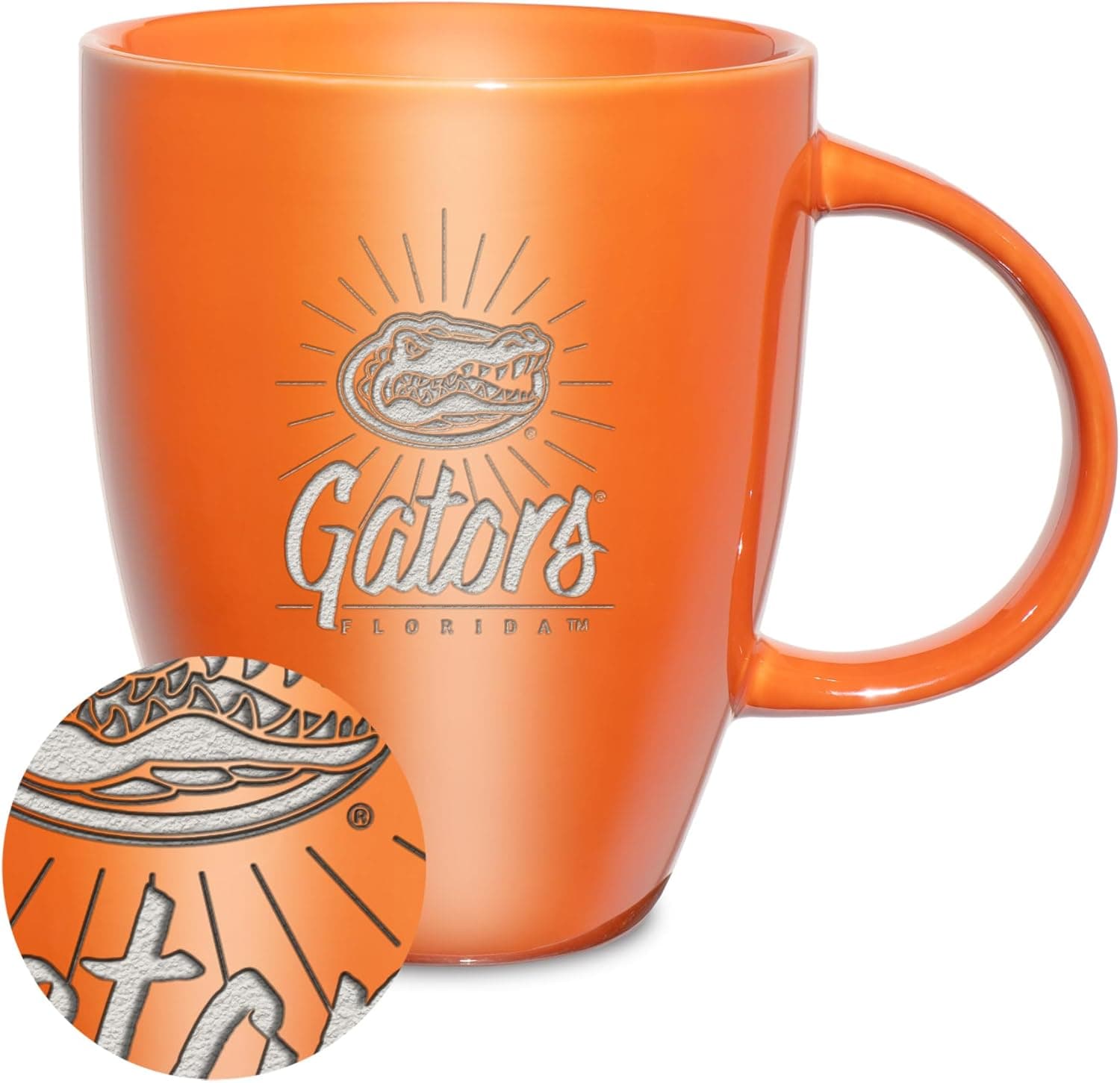 Cheer on the Gators with this Engraved Ceramic Mug