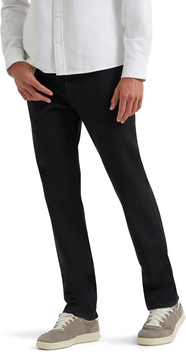 Save 74% on Lee Men's X Move Straight Jeans in Midnight Black