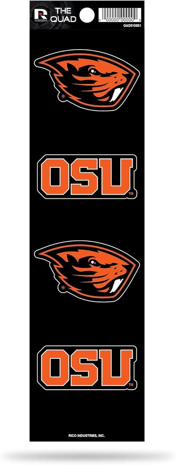 Cheer on the Beavers with 47% Off NCAA Quad Decal