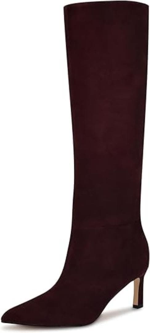 Save Big on Nine West Lorthey Burgundy Suede Pumps