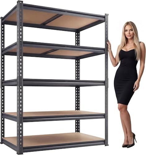 Heavy-Duty 5-Tier Garage Shelf by Lionhon