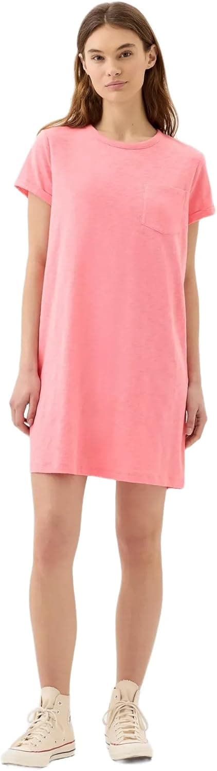 Save 59% on GAP Womens Relaxed Pocket T-Shirt Dress