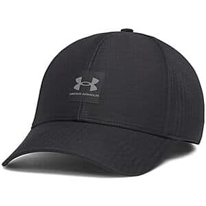Under Armour Iso-Chill ArmourVent Stretch Fit Hat (Black/Castlerock) $12.50