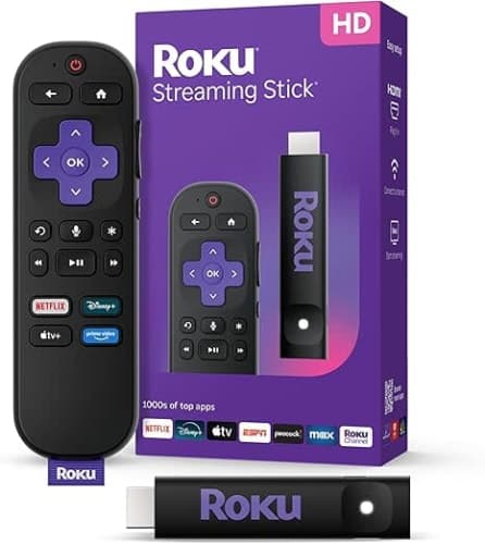 Roku Streaming Stick HD 2025 with Voice Remote