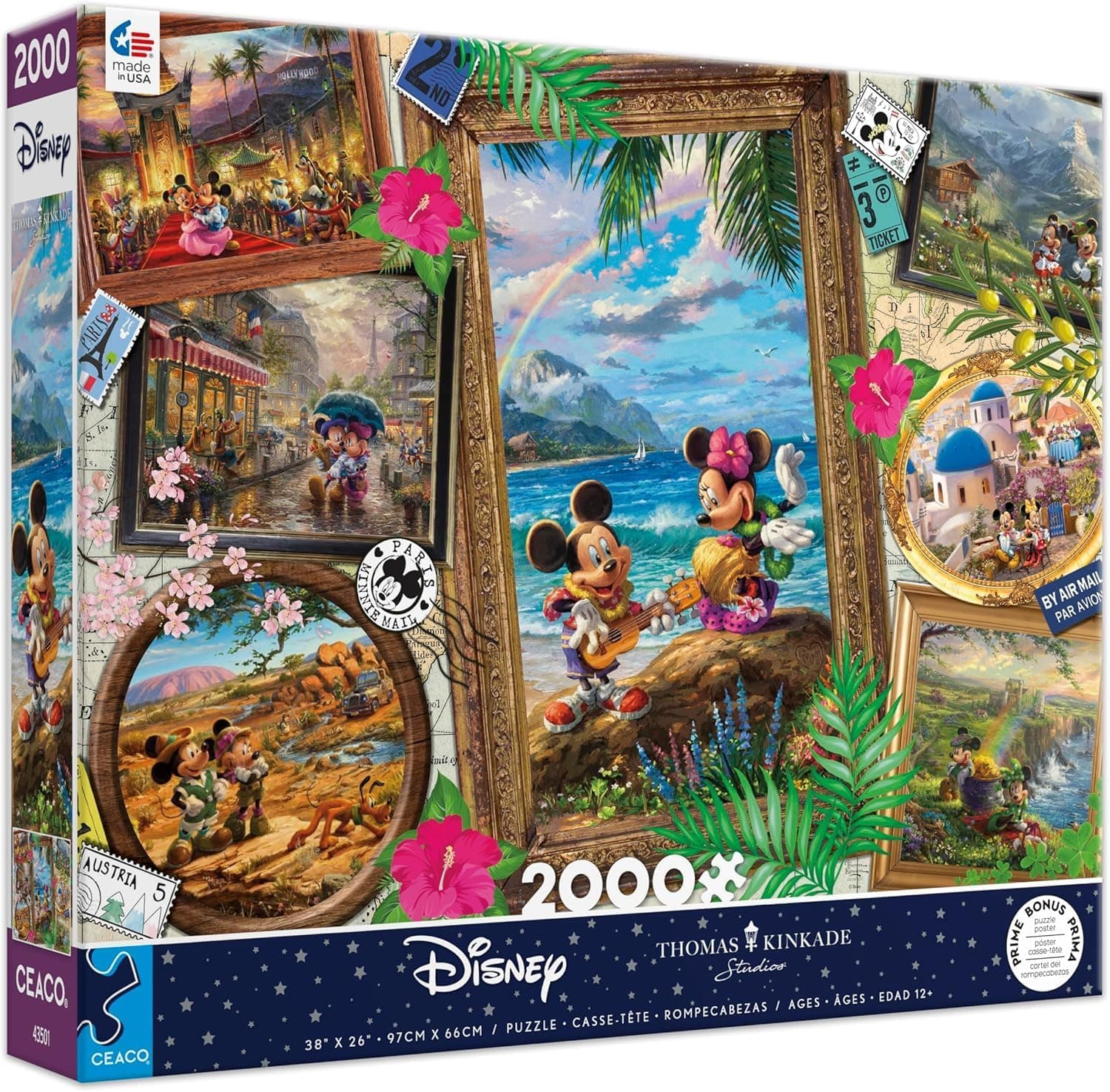 Immerse Yourself in Disney Magic with Ceaco's 2000-Piece Jigsaw Puzzle