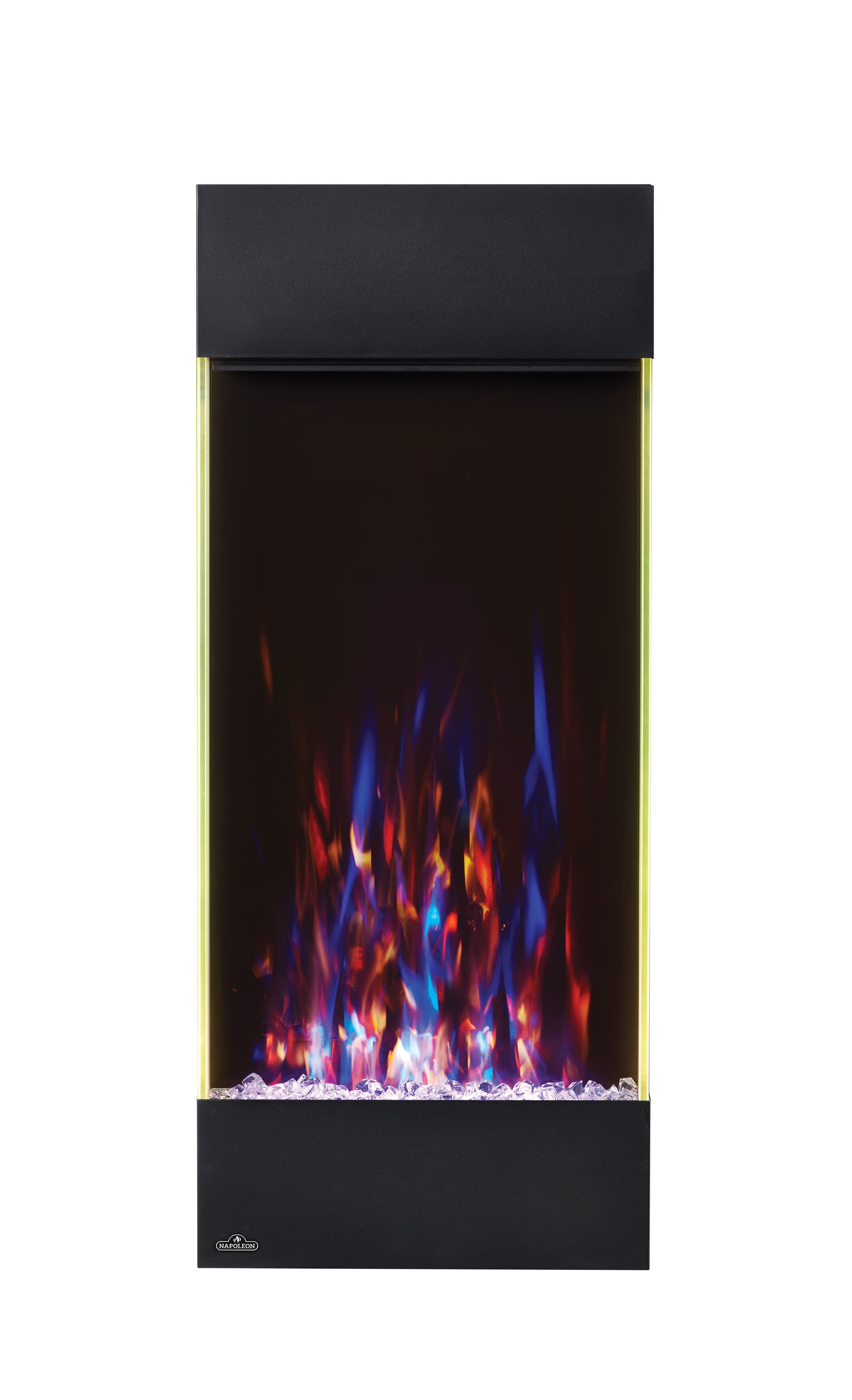 Napoleon - Allure Vertical 38-Inch Wall-Hanging Electric Fireplace - Black