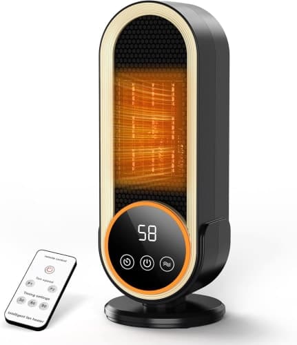 Dandist 1,200W Space Heater with Remote - 67% Off