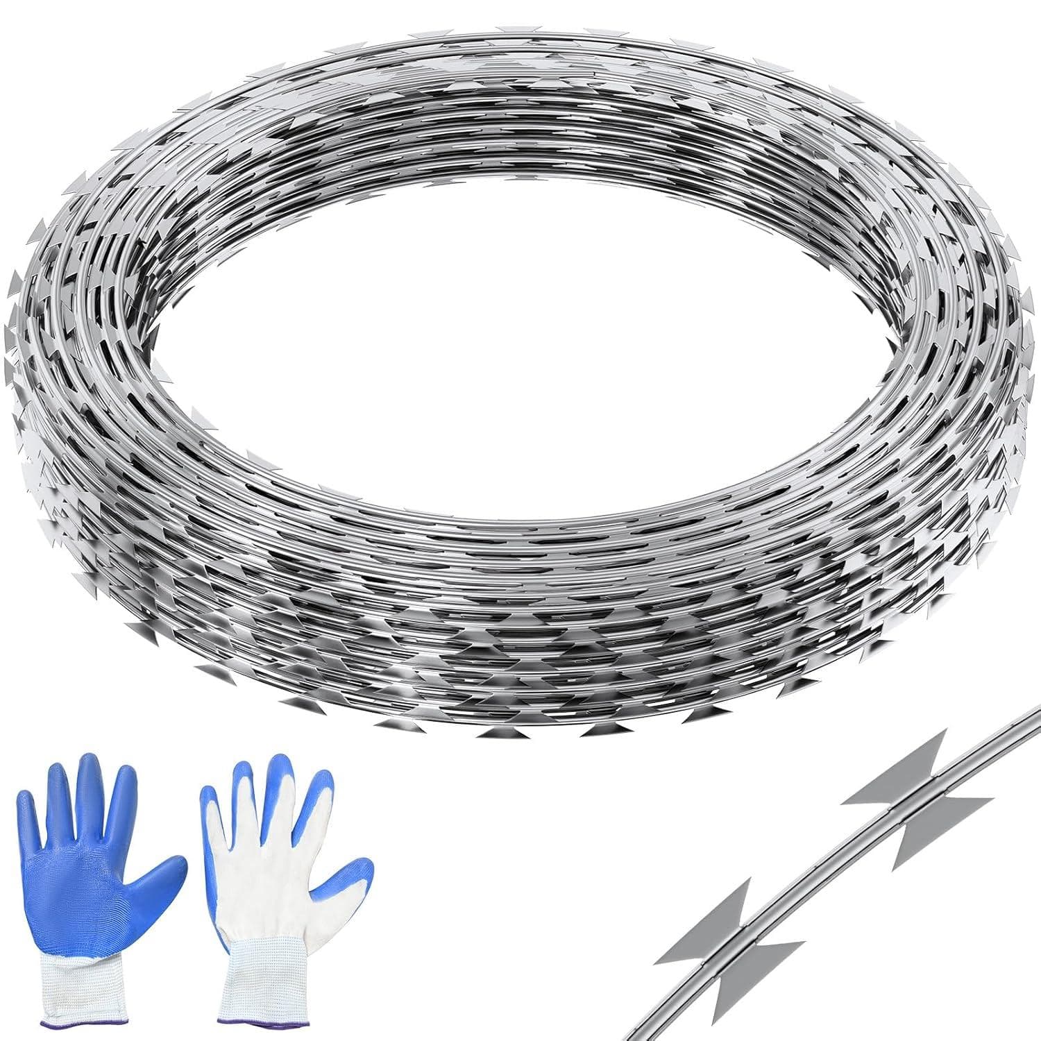 246' VEVOR Razor Barbed Wire on Amazon