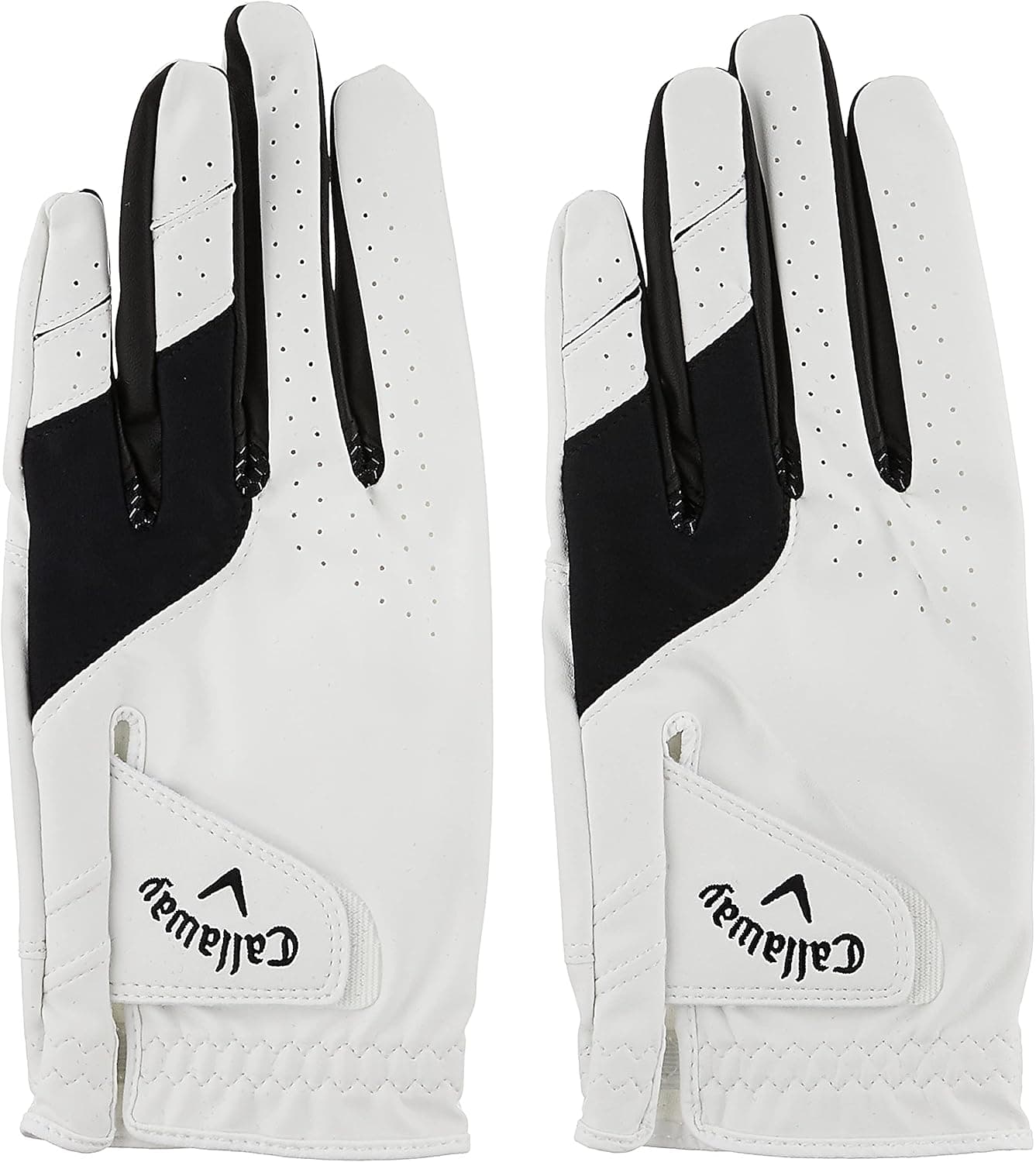 Callaway Golf Weather Spann Glove - Left Hand, Cadet Size, White 2-Pack