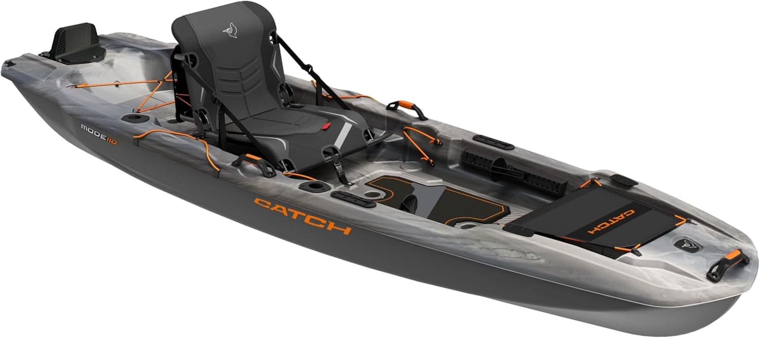 Pelican Catch Mode 110 - Roomy Fishing Kayak with Lawnchair Seat