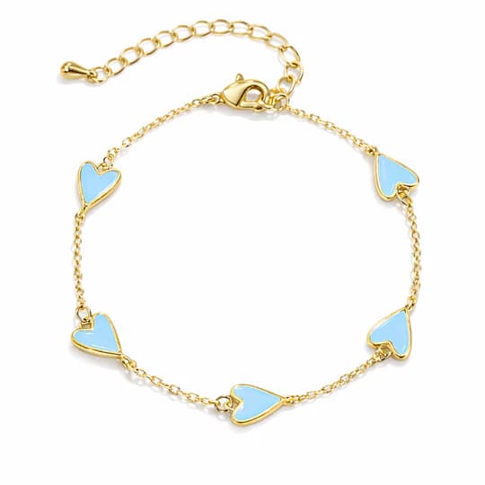 Gem Jewelers' 14K Gold Plated Bracelet: $11 Shipped