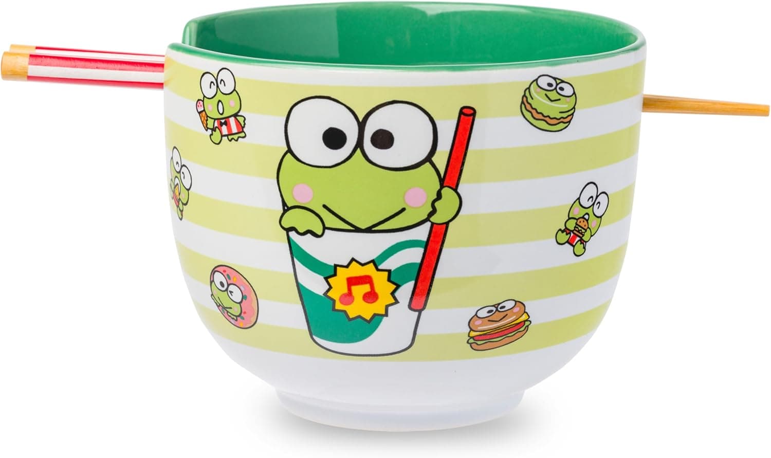 Adorable Hello Kitty Ramen Bowl with Chopsticks