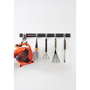 Rubbermaid FastTrack Garage Steel Storage Rail System (Black/Silver)