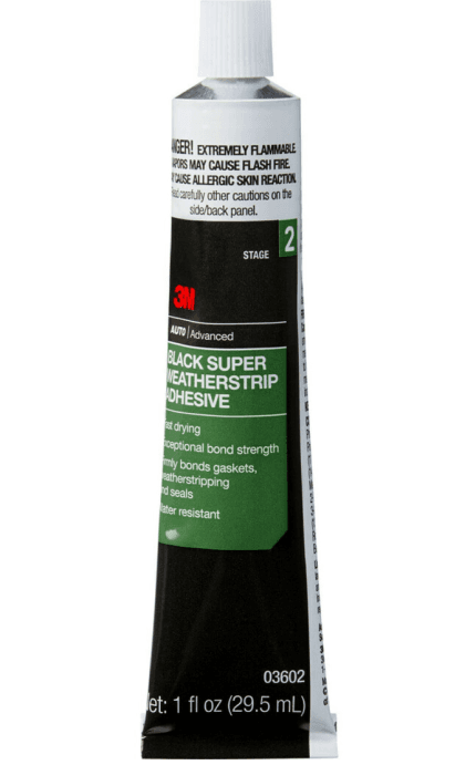 1oz 3M Black Super Weatherstrip Adhesive Walmart