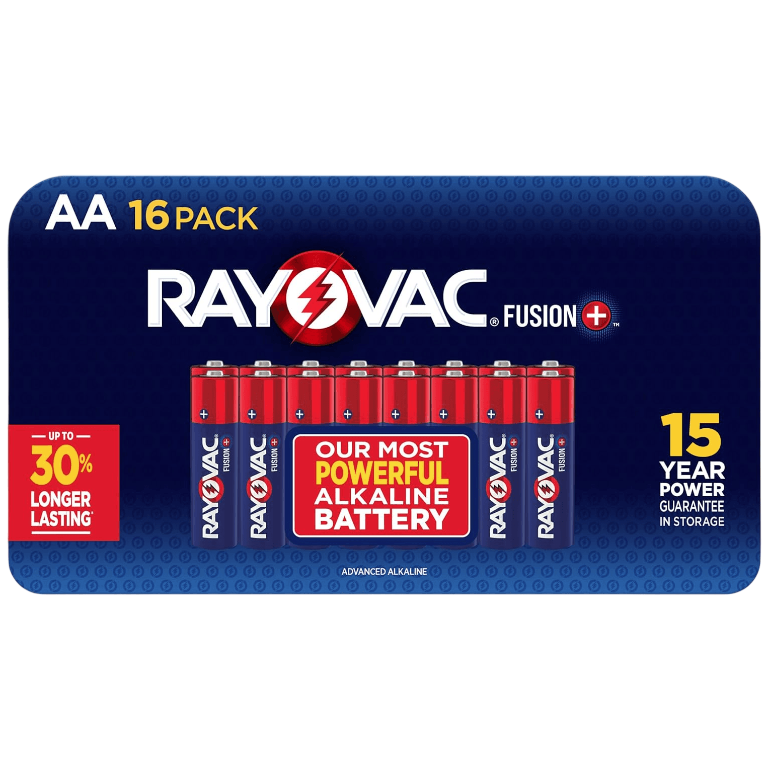 16-Count Rayovac AA Batteries for $5 (69% Off)