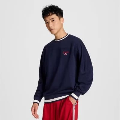 Champion University Sweatshirt with Iconic Small Script Logo