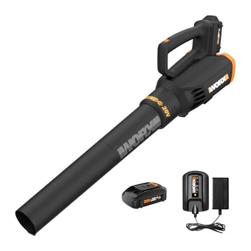 Powerful Cordless Blower: Worx 20V Turbine 2-Speed