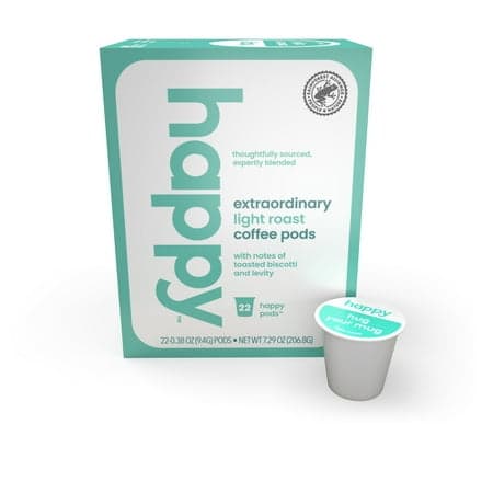 Happy Coffee Light Coffee Pods 22 Count