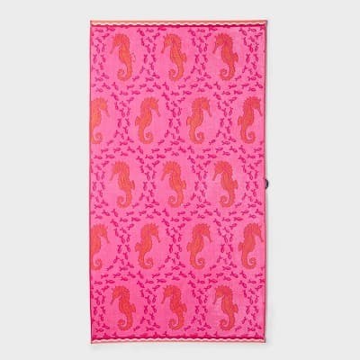 Seahorse Beach Towel Pink - Roller Rabbit x Target