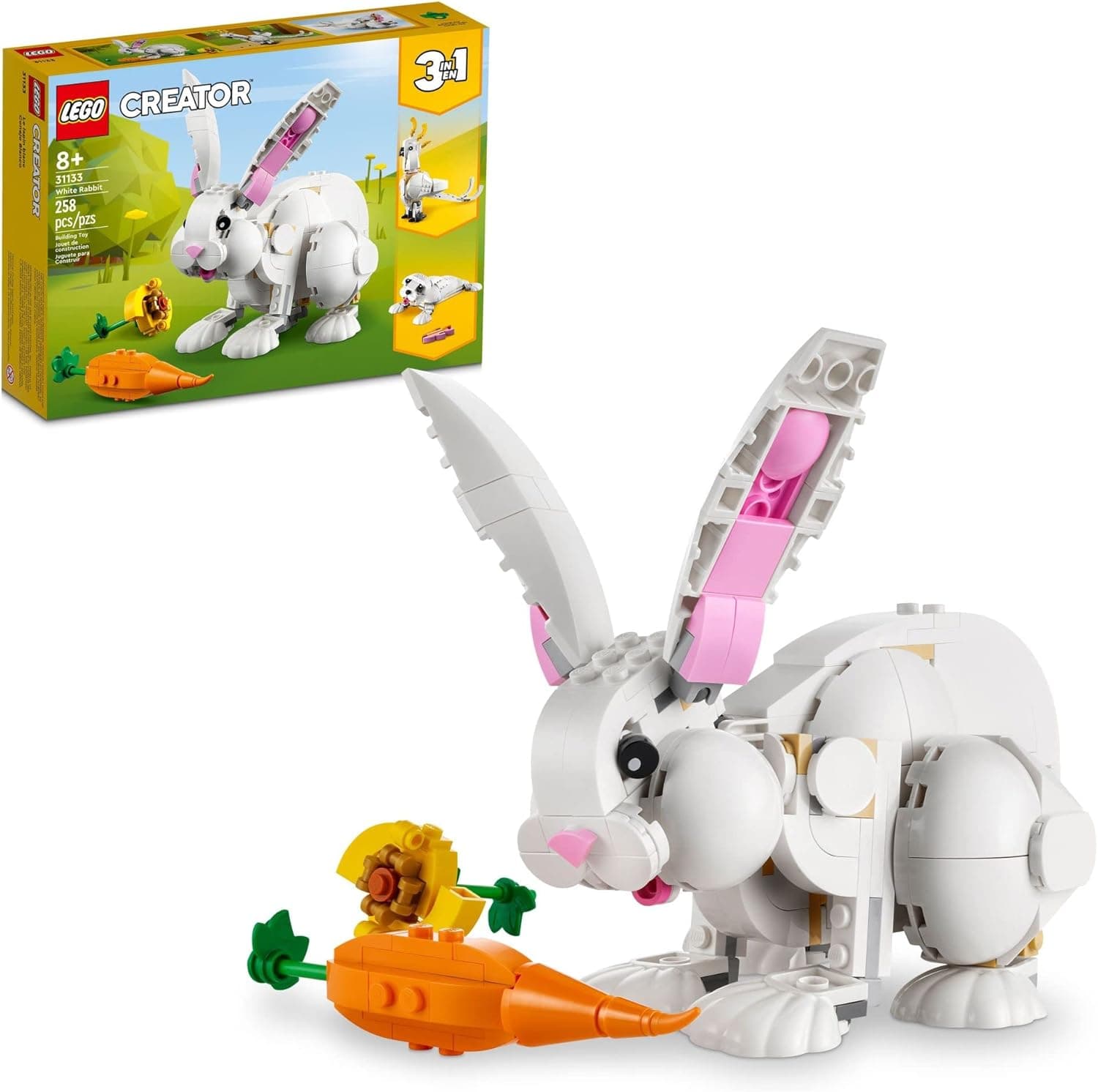 Unleash Creativity with LEGO Creator 3-in-1 Rabbit Toy Set