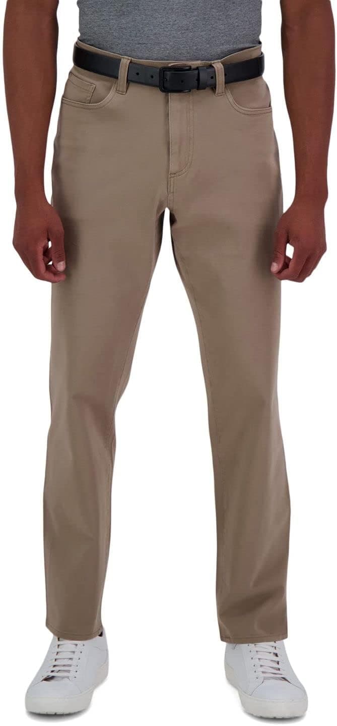 Save 50% on Haggar Men's Slim-Straight Khaki Pants