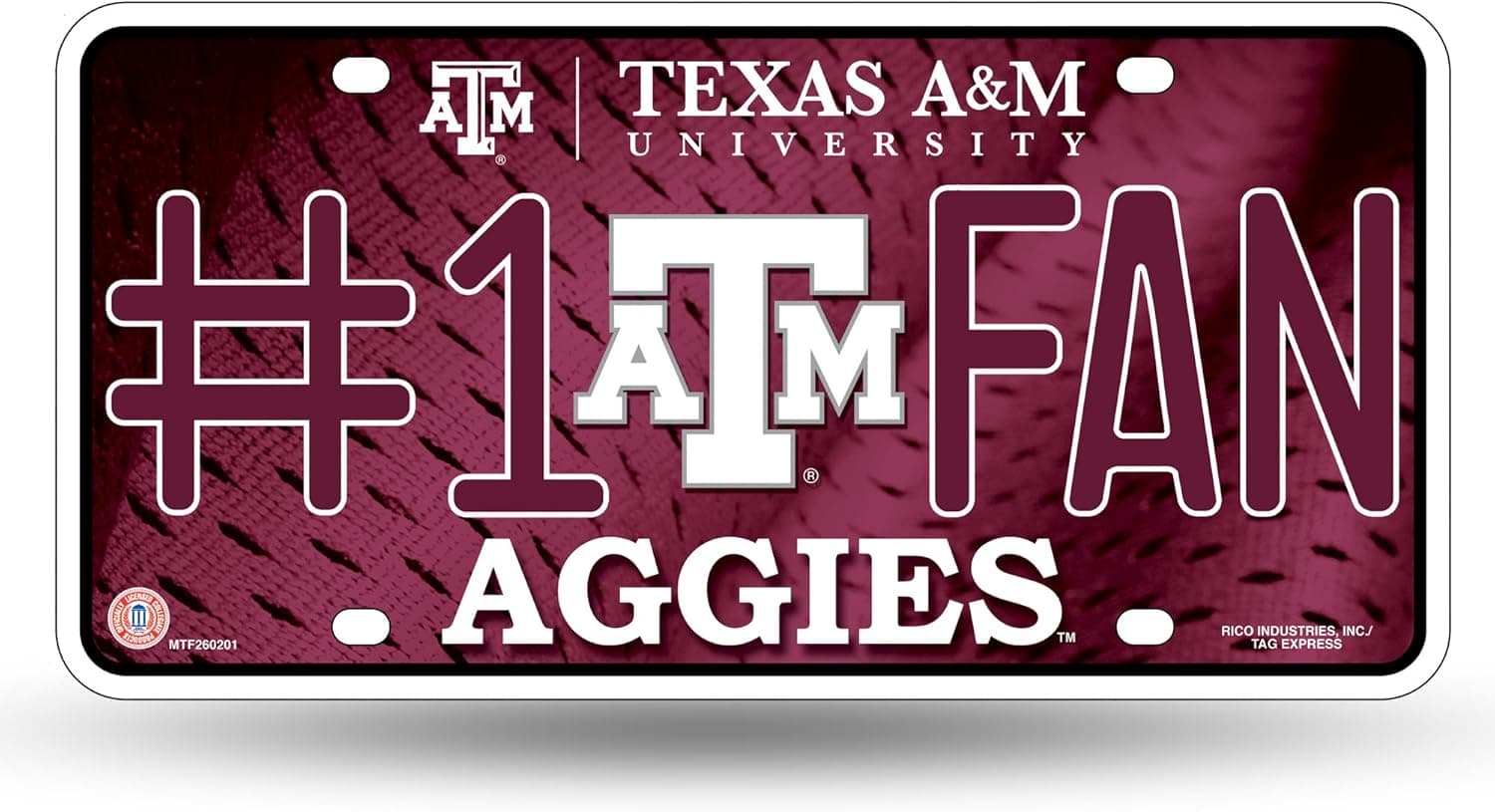 Show Your Aggie Pride with NCAA License Plate Tag