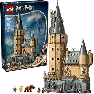 LEGO Harry Potter Hogwarts Castle: The Main Tower - Building Set for Boys and Girls, Ages 10+ - 12 Collectible Minifigures Including Harry Potter & Dumbledore - Gift Idea for Birthdays - 76454