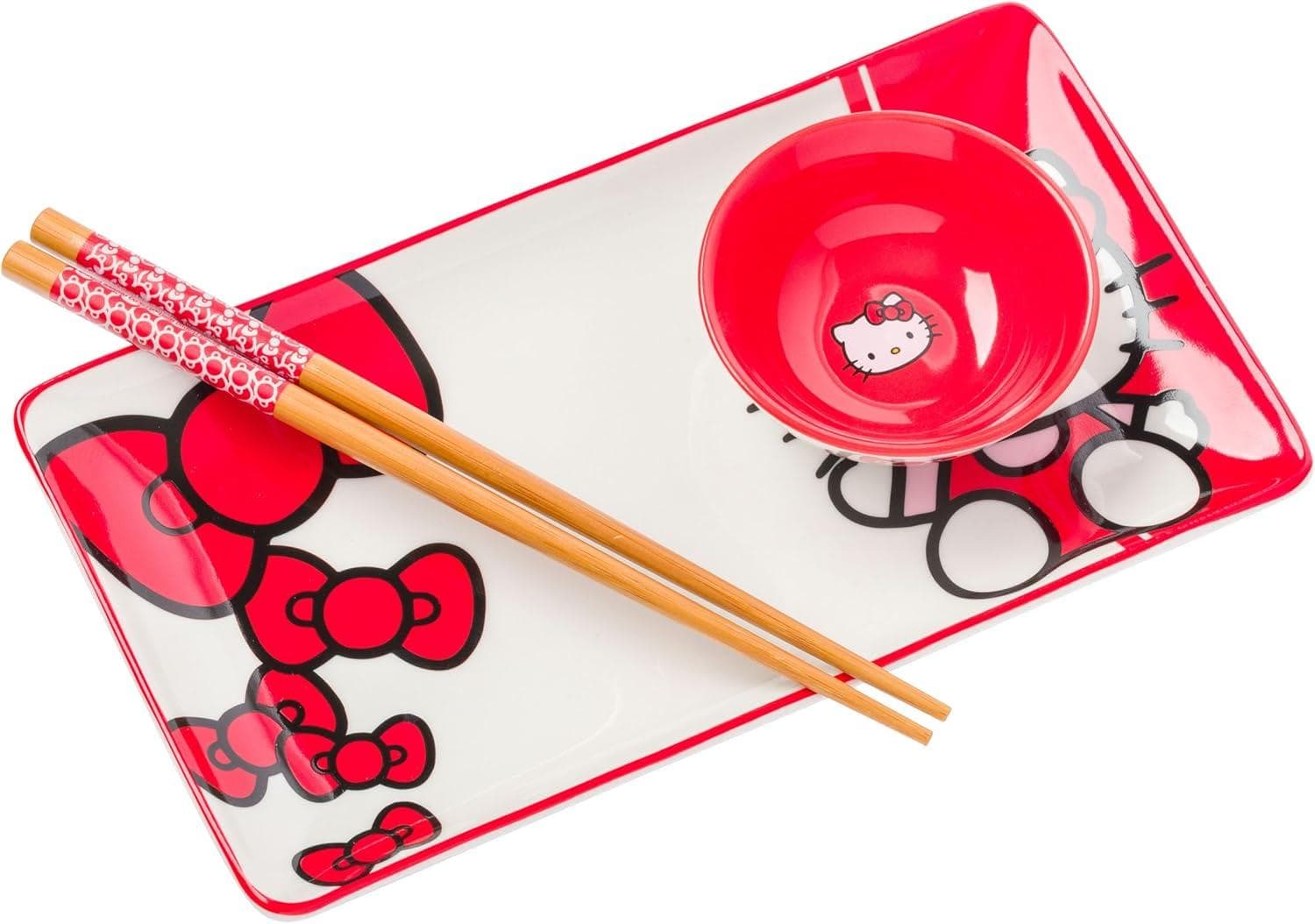 Bring Home the Kawaii Charm of the Hello Kitty Sushi Set