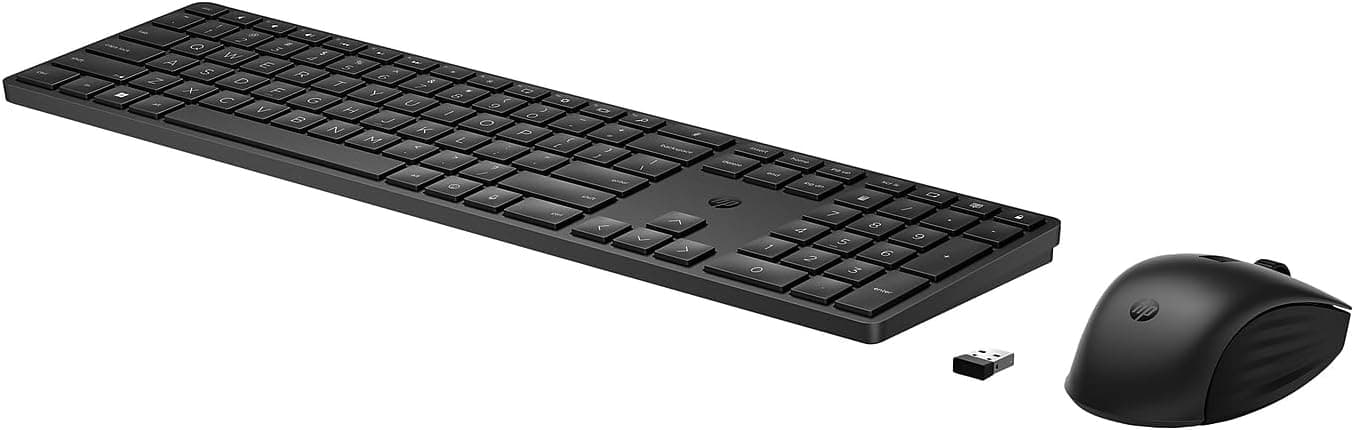 Wireless Keyboard & Mouse Combo by HP - 20+ Months Battery