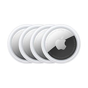 4-Pack Apple AirTag Trackers at $59 with Free Shipping