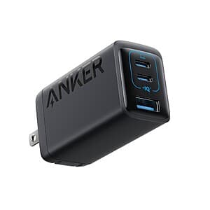 Anker 65W USB-C & USB-A Wall Charger - 3 Ports for $19.20