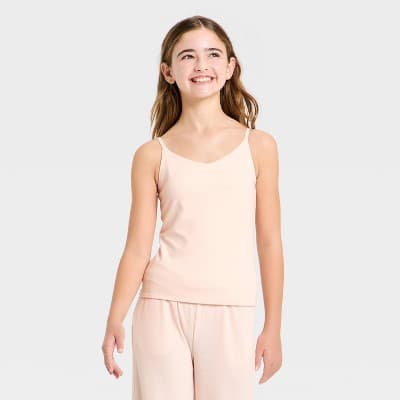 Girls' Super Soft Tank Top - art class™ Rose Pink L
