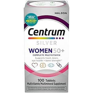 Get Your Daily Wellness Boost with Centrum Silver Women 50+ Multivitamin