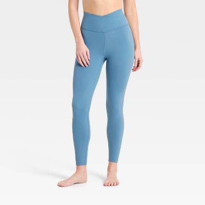 Women's Everyday Soft Ultra High-Rise Crossover 7/8 Leggings - All in Motion™Steel Blue L