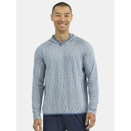 Athletic Works Men's & Big Men's Long Sleeve Space Dyed Hoodie, Sizes S-3XL