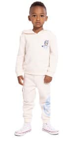2-Piece Bluey Toddler Boys' Graphic Hoodie and Jogger Pants Set $7