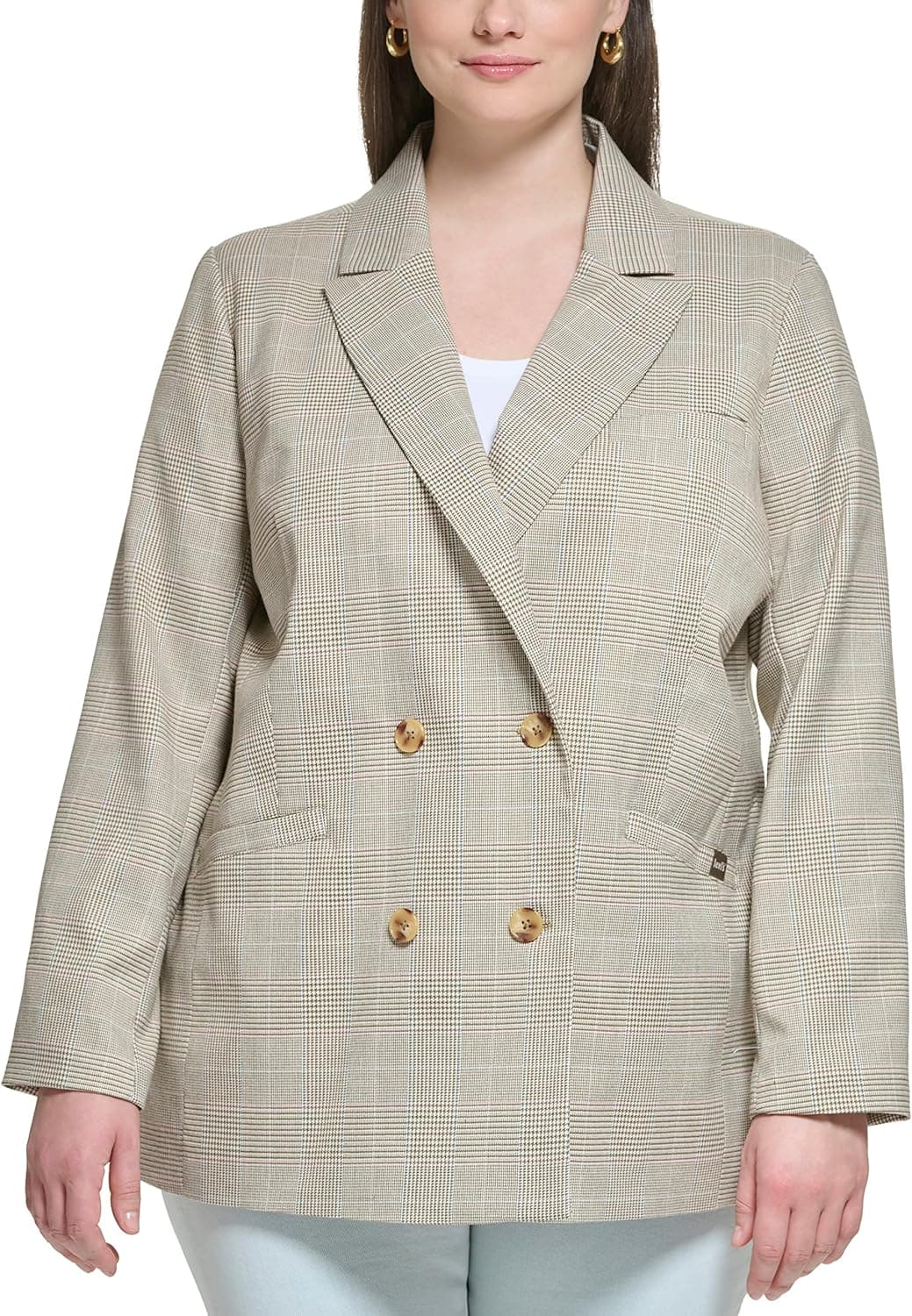 Stylish Levi's Wool Blend Plaid Blazer - Up to 68% Off