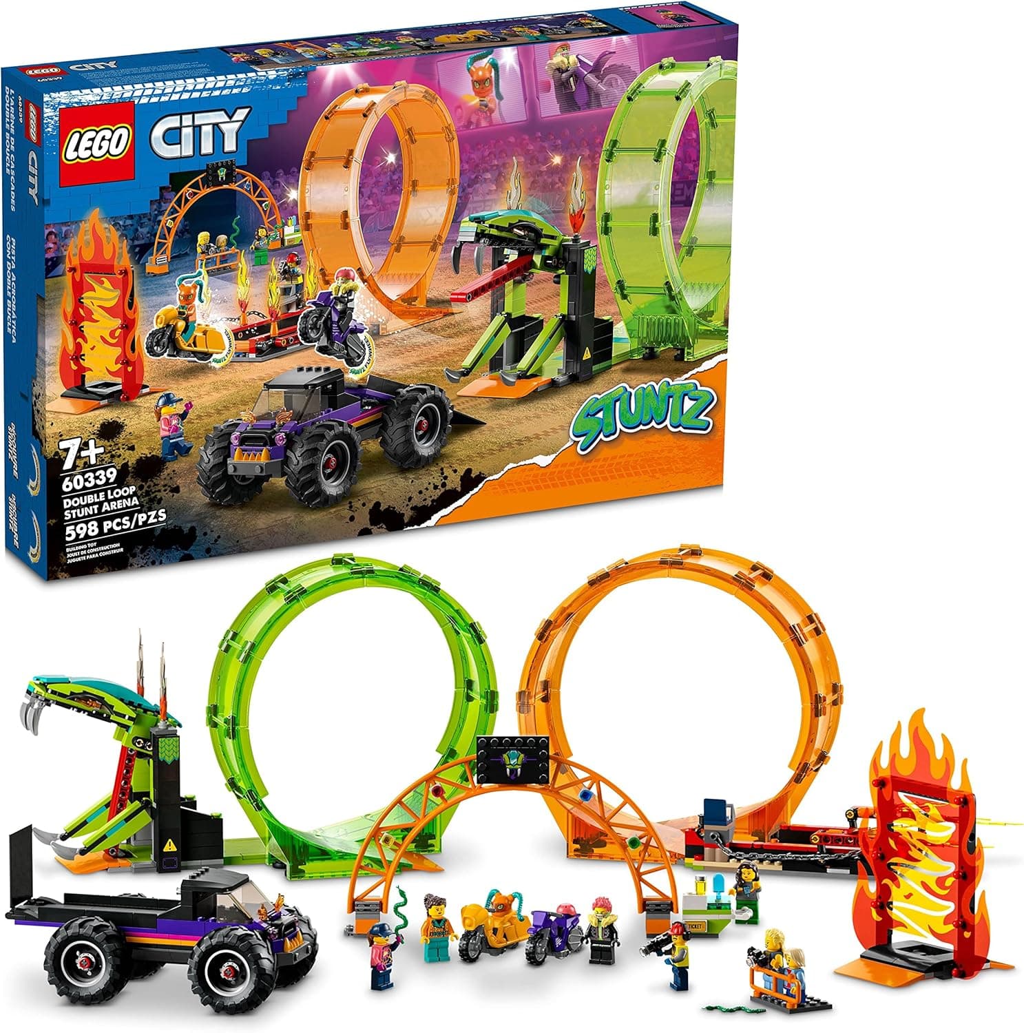 Unleash the Stunts with LEGO City Stuntz Monster Truck Arena