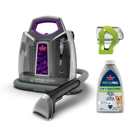 BISSELL Little Green ProHeat Advanced Pet Portable Deep Cleaning Machine with Heatwave Technology for Carpet, Upholstery, and Auto, 2513W