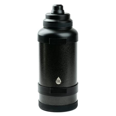 TAL 3 Liter Stainless Steel Zeus Black Water Bottle with Leak-Proof Lid