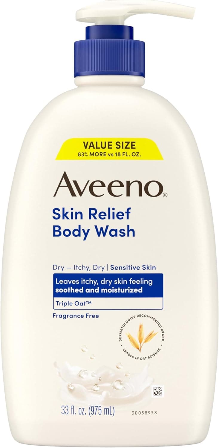 Aveeno Fragrance-Free Body Wash for Sensitive Skin