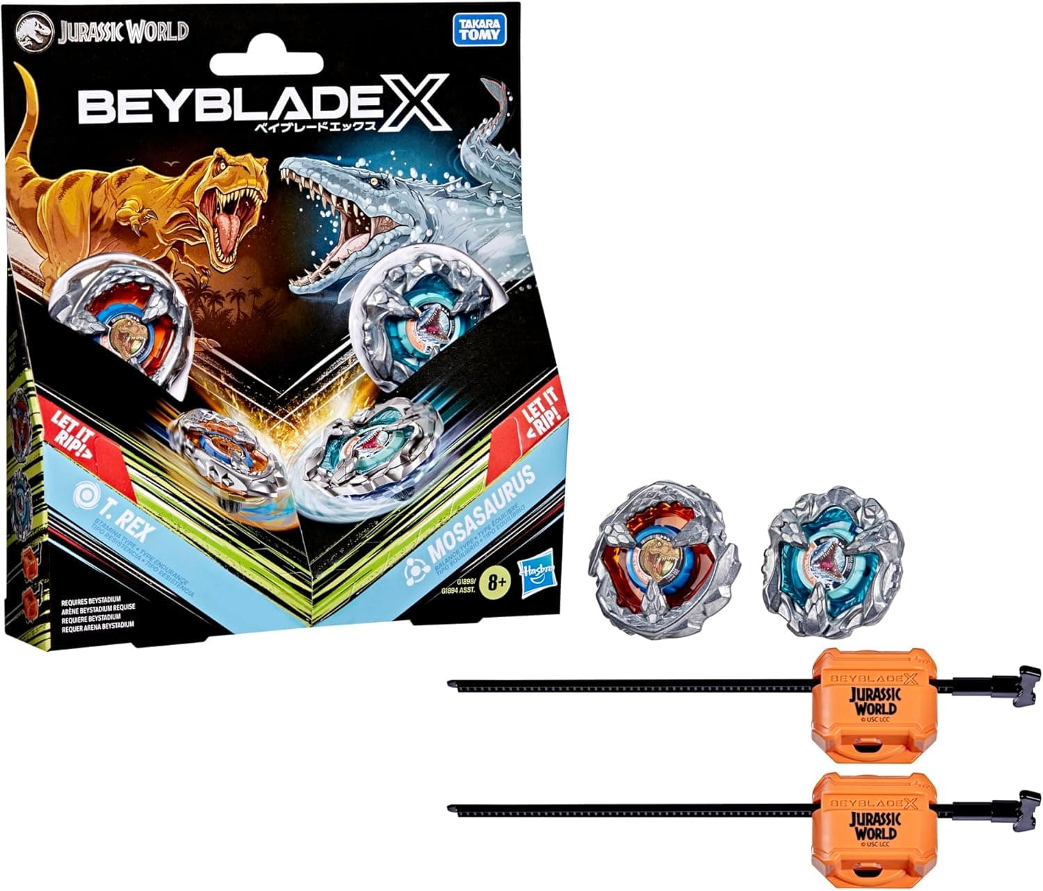 Unleash Prehistoric Beyblade Battles with Jurassic World Set