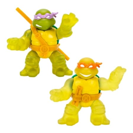 Unleash the Ninja Power! Teenage Mutant Ninja Turtles Donatello & Michelangelo 2-Pack