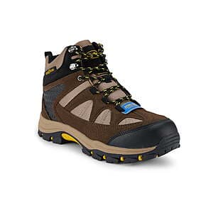 Goodyear Steel Toe Outdoor Hiker Work Boots - Brown