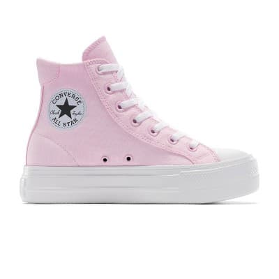 Converse Women's Platform High Top Sneakers - Light Pink 9