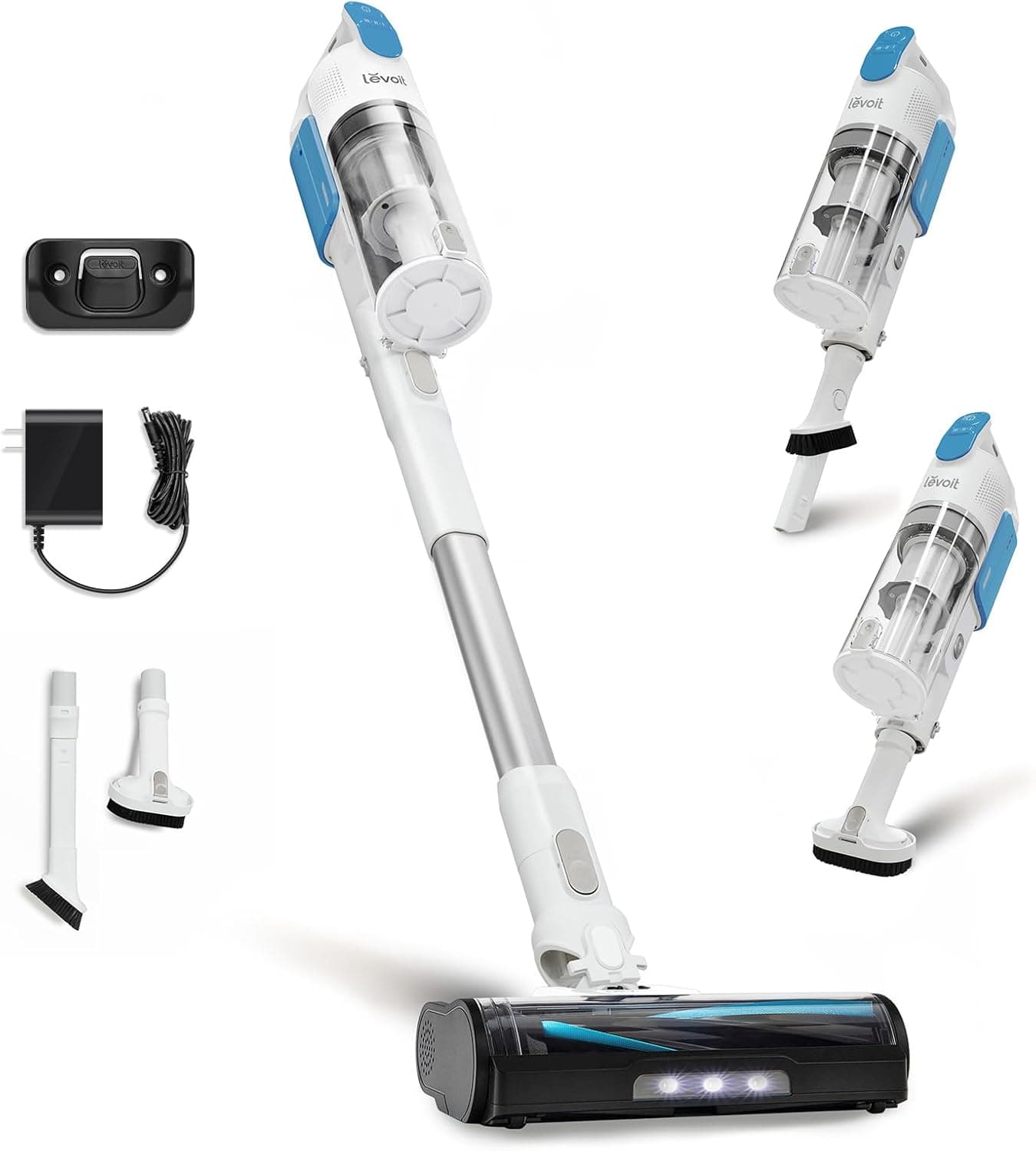 Powerful Cordless Vacuum: Levoit LVAC-200 with LED Headlights
