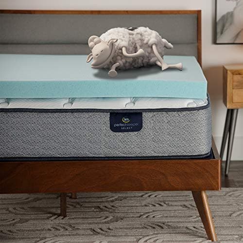 Stay Cool with Serta's Cooling Memory Foam Mattress Topper