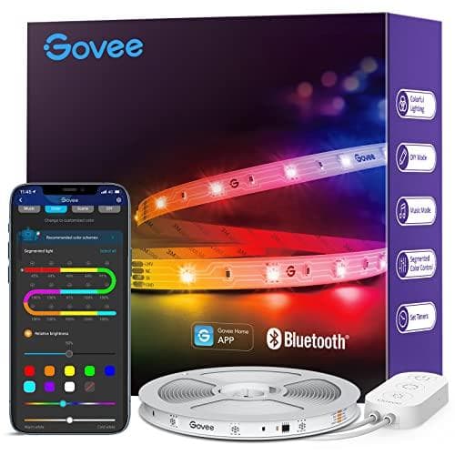Govee Bluetooth RGBIC LED Smart Strip Light - Customizable Lighting