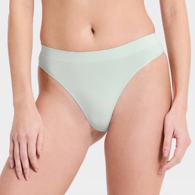 Women's Seamless Thong Underwear - Auden™ Mint M