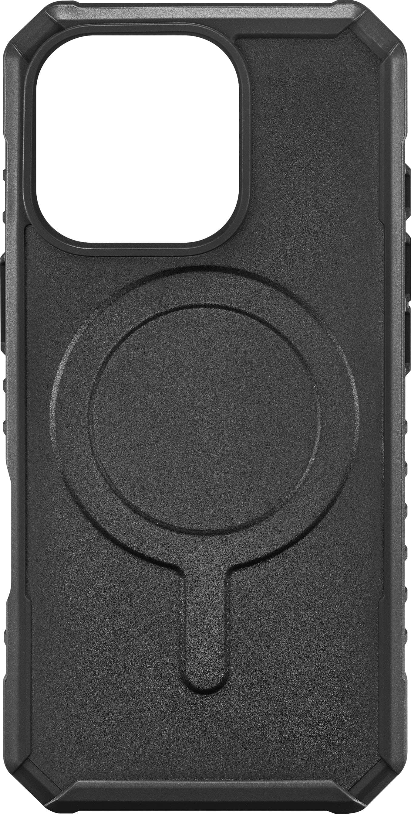 Insignia™ - Protective Case with Built-In MagSafe Ring for iPhone 16 Pro - Black